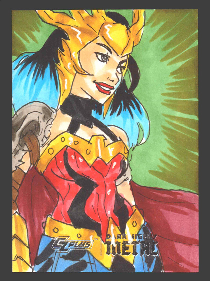 2024 CZX Dark Nights Metal Artist Sketch Trading Card by Darren Soto - TvMovieCards.com