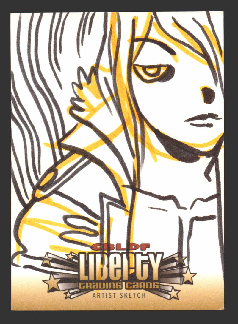 2011 CBLDF Comic Book Legal Defense Fund Liberty Artist Sketch Trading Card   - TvMovieCards.com