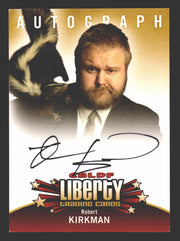 2011 CBLDF Liberty Comic Book Legal Defense Fund Robert Kirkman Autograph Card - TvMovieCards.com