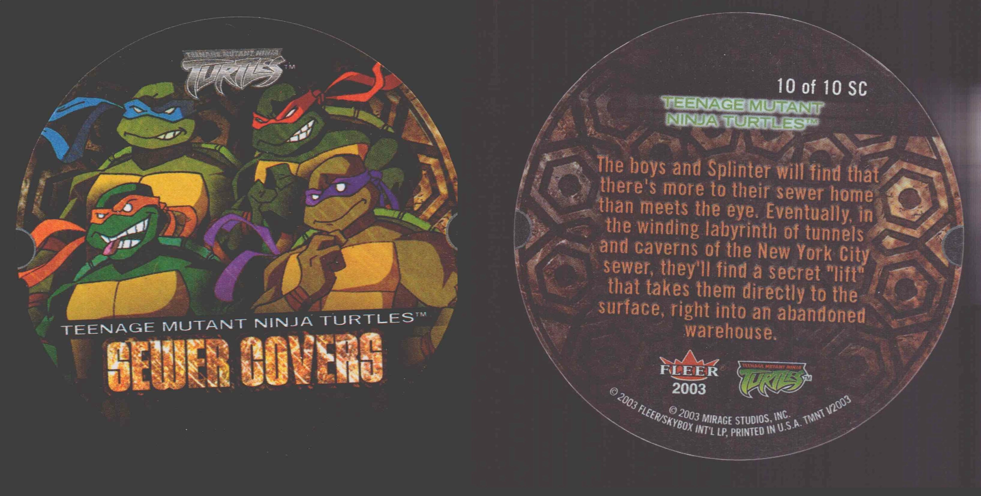 イントルーダー/デンジャラス・ナイツ 2003 Teenage Mutant Ninja Turles TMNT 1/2 Fleer Insert Chase You