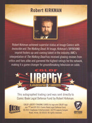 2011 CBLDF Liberty Comic Book Legal Defense Fund Robert Kirkman Autograph Card - TvMovieCards.com