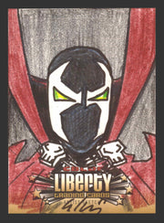 2011 CBLDF Comic Book Legal Defense Fund Liberty Artist Sketch Trading Card   - TvMovieCards.com