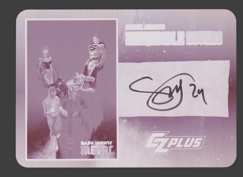 2024 CZX Dark Nights Metal Printing Plate Autograph Card Scott Synder DNM1-SS - TvMovieCards.com