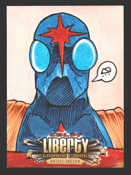 2011 CBLDF Comic Book Legal Defense Fund Liberty Artist Sketch Trading Card - TvMovieCards.com