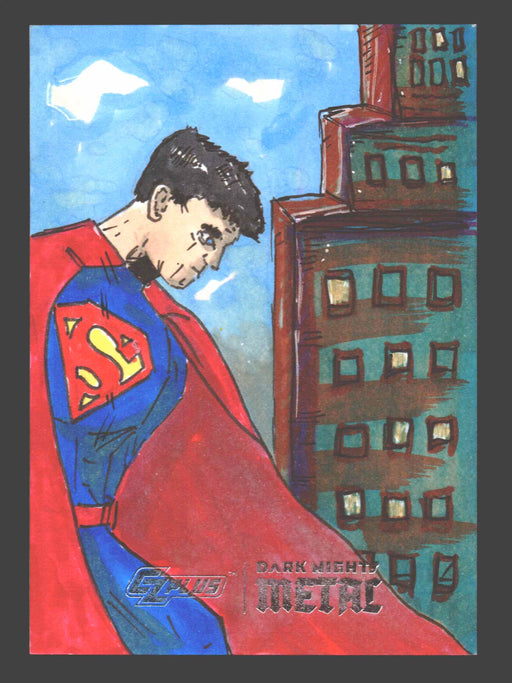 2024 CZX Dark Nights Metal Artist Sketch Trading Card by Nicholas Dertinger - TvMovieCards.com