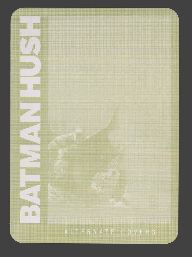 2025 Batman Hush Essentials Yellow Printing Plate Card AC8 Alternate Covers