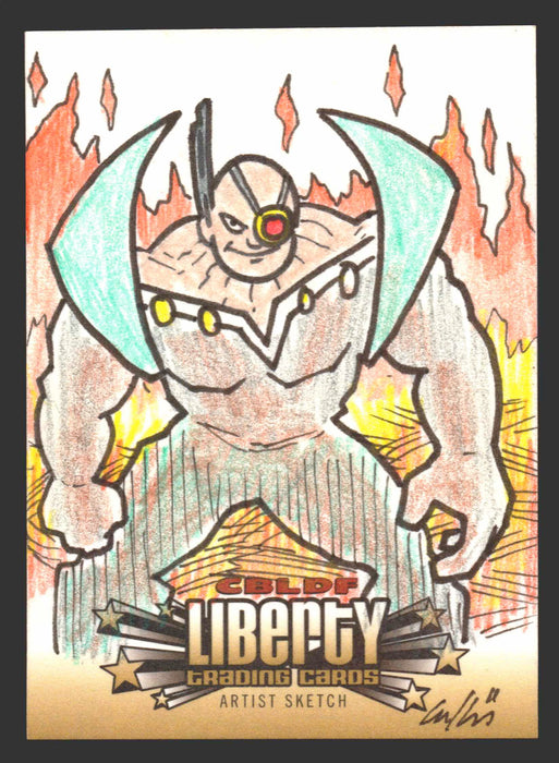 2011 CBLDF Comic Book Legal Defense Fund Liberty Artist Sketch Trading Card   - TvMovieCards.com