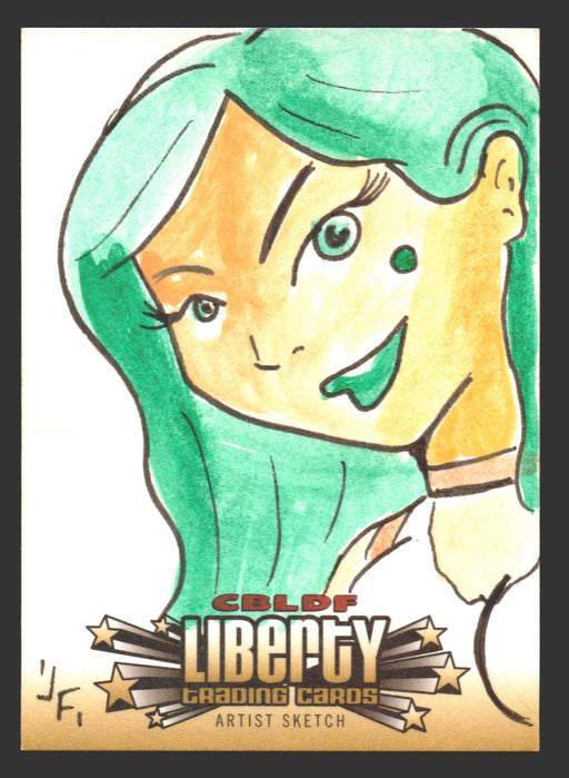 2011 Cryptozoic CBLDF Liberty Artist Sketch Card by Jerry Fleming   - TvMovieCards.com