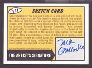 2012 Mars Attacks Heritage Artist Autograph Sketch Trading Card 1/1 Zach Giallon - TvMovieCards.com