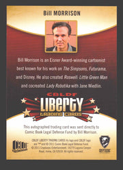 2011 Cryptozoic CBLDF Liberty Artist Bill Morrison Autograph Card - TvMovieCards.com