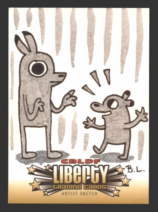 2011 CBLDF Comic Book Legal Defense Fund Liberty Artist Sketch Trading Card - TvMovieCards.com