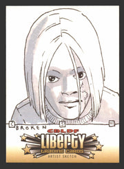 2011 Cryptozoic CBLDF Liberty Artist Sketch Card TERRAN SANDZ by Chip Skelton   - TvMovieCards.com