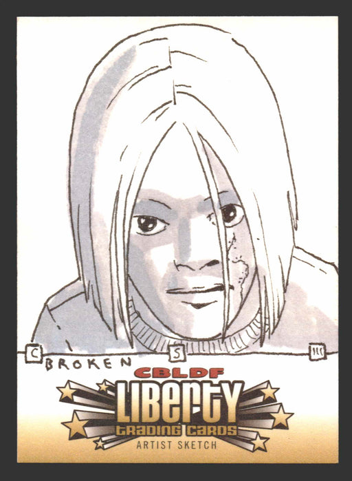 2011 Cryptozoic CBLDF Liberty Artist Sketch Card TERRAN SANDZ by Chip Skelton   - TvMovieCards.com