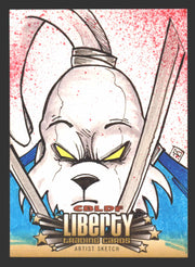 2011 CBLDF Comic Book Legal Defense Fund Liberty Artist Sketch Trading Card   - TvMovieCards.com