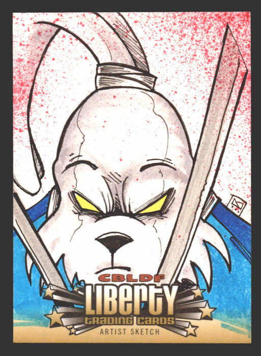 2011 CBLDF Comic Book Legal Defense Fund Liberty Artist Sketch Trading Card   - TvMovieCards.com