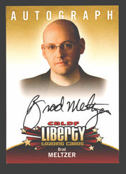 2011 Cryptozoic CBLDF Liberty Artist Brad Meltzer Autograph Card - TvMovieCards.com