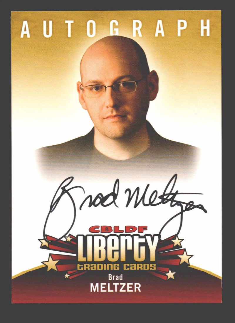 2011 Cryptozoic CBLDF Liberty Artist Brad Meltzer Autograph Card - TvMovieCards.com