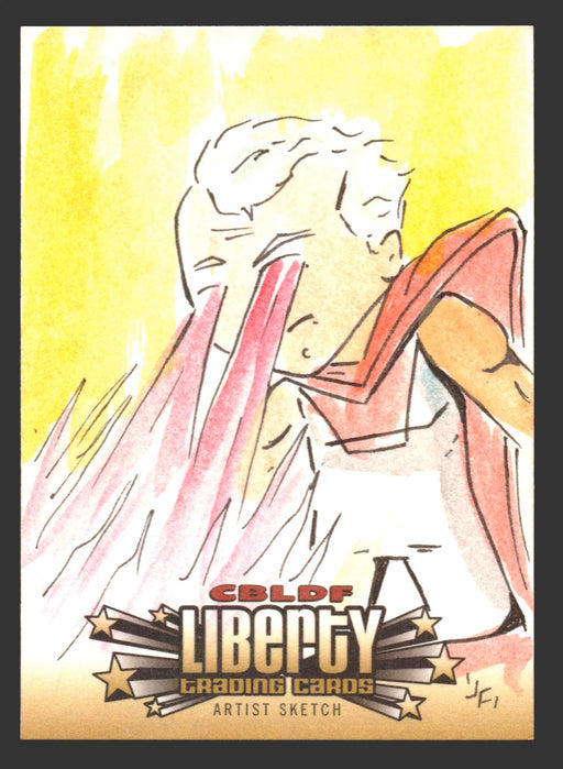 2011 Cryptozoic CBLDF Liberty Artist Sketch Card by Jerry Fleming   - TvMovieCards.com