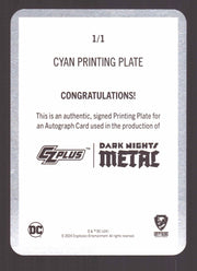 2024 CZX Dark Nights Metal Printing Plate Autograph Card Scott Synder DNM2-SS - TvMovieCards.com