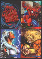 1995 Marvel Annual Uncut 4 Card Promo Sheet Fleer Trading Cards 95' Flair   - TvMovieCards.com