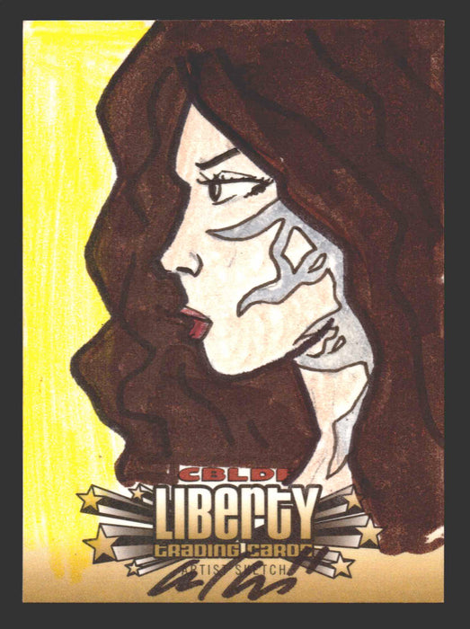 2011 CBLDF Comic Book Legal Defense Fund Liberty Artist Sketch Trading Card - TvMovieCards.com