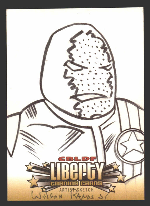 2011 CBLDF Liberty Artist Sketch Trading Card by Wilson Ramos Jr   - TvMovieCards.com