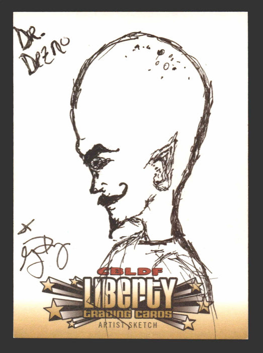 2011 CBLDF Comic Book Legal Defense Fund Liberty Artist Sketch Trading Card - TvMovieCards.com