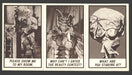 1963 Monster Laffs Midgees Trading Card Panel of 3 Cards #44 #62 #1 - TvMovieCards.com