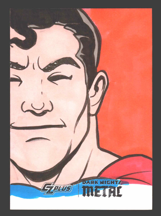 2024 CZX Dark Nights Metal Artist Sketch Trading Card by Richard Molinelli