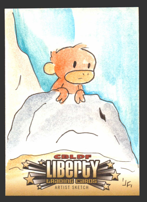 2011 Cryptozoic CBLDF Liberty Artist Sketch Card by Jerry Fleming   - TvMovieCards.com