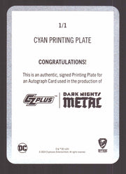 2024 CZX Dark Nights Metal Printing Plate Autograph Card Scott Synder DNM3-SS - TvMovieCards.com