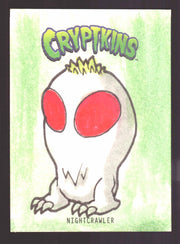 2018 Crypt kins Sketch Trading Card by Jeffrey Benitez Convention Exclusive - TvMovieCards.com