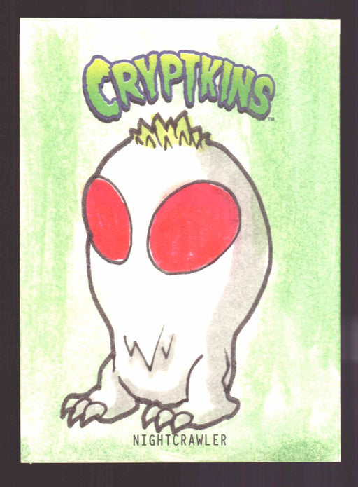 2018 Cryptkins Sketch Trading Card by Jeffrey Benitez Convention Exclusive Cryptozoic - TvMovieCards.com