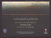 Outlander Season 5 Lauren Lyle as Marsali Fraser LL Autograph Card - TvMovieCards.com