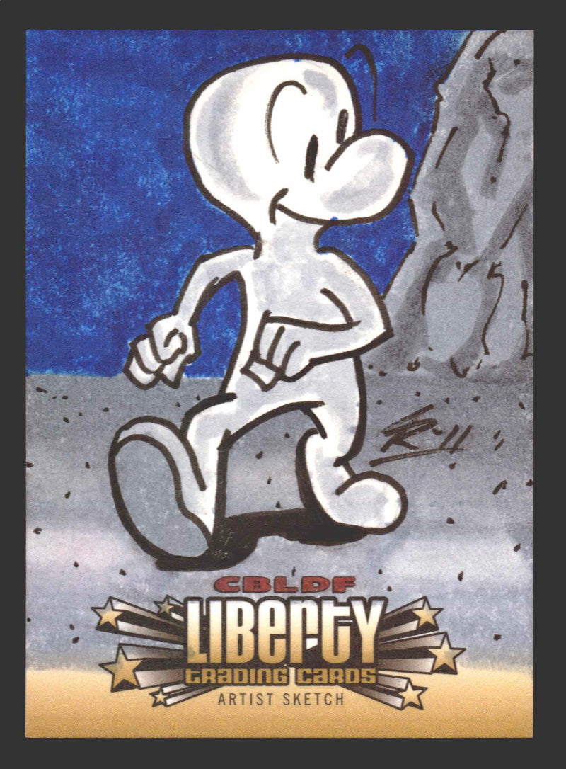 2011 CBLDF Comic Book Legal Defense Fund Liberty Artist Sketch Trading Card   - TvMovieCards.com