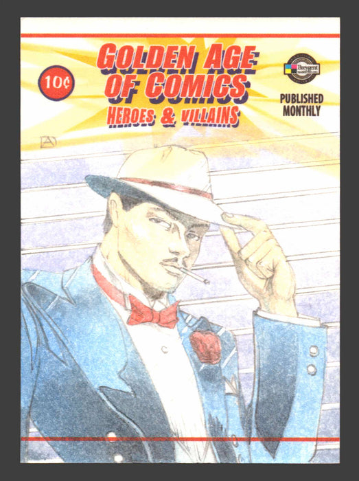 Golden Age of Comics Heroes & Villains Artist Sketch Card Breygent Don Austin - TvMovieCards.com