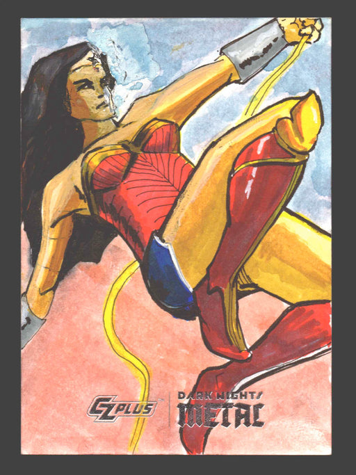 2024 CZX Dark Nights Metal Artist Sketch Trading Card by RJ Escalante - TvMovieCards.com