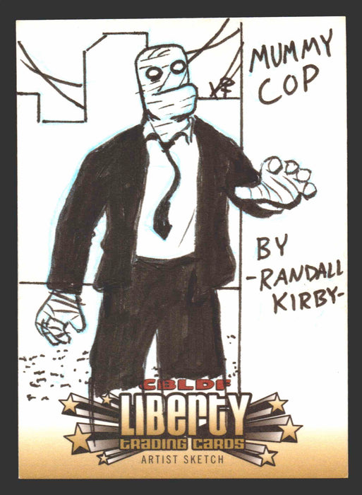 2011 Cryptozoic CBLDF Liberty Artist Sketch Card by Randall Kirby   - TvMovieCards.com