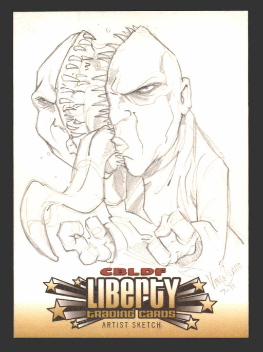 2011 Cryptozoic CBLDF Liberty Artist Sketch Card by Vince Sunico - TvMovieCards.com