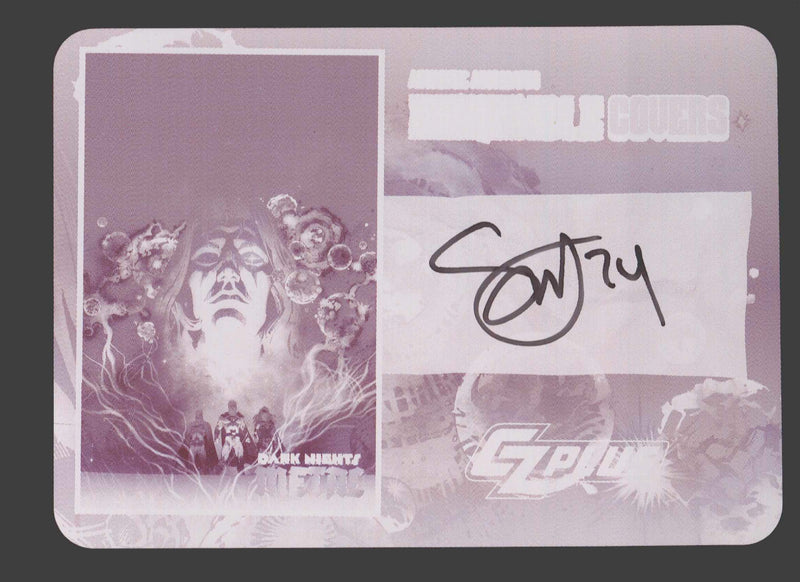 2024 CZX Dark Nights Metal Printing Plate Autograph Card Scott Synder DNM4-SS - TvMovieCards.com
