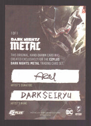2024 CZX Dark Nights Metal Artist Sketch Trading Card by Dark Seiryu - TvMovieCards.com