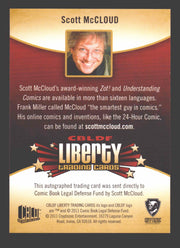 2011 Cryptozoic CBLDF Liberty Artist Scott McCloud Autograph Card - TvMovieCards.com