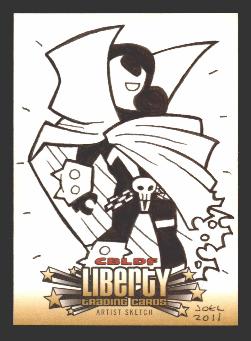 2011 Cryptozoic CBLDF Liberty Artist Sketch Card by Joel Carroll   - TvMovieCards.com