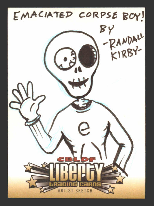 2011 Cryptozoic CBLDF Liberty Artist Sketch Trading Card by Randall Kirby - TvMovieCards.com