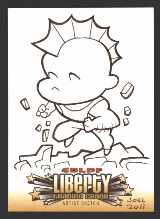 2011 Cryptozoic CBLDF Liberty Artist Sketch Card by Joel Carroll   - TvMovieCards.com