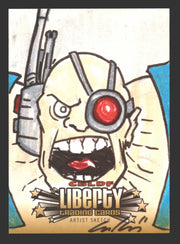 2011 CBLDF Comic Book Legal Defense Fund Liberty Artist Sketch Trading Card   - TvMovieCards.com