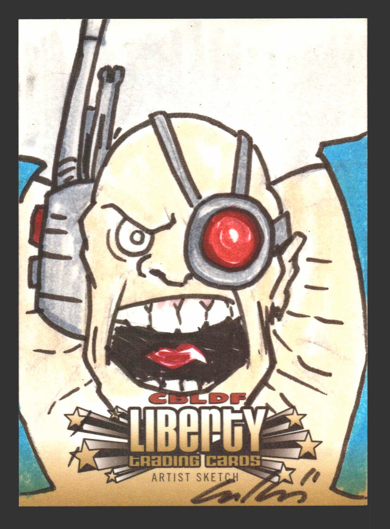 2011 CBLDF Comic Book Legal Defense Fund Liberty Artist Sketch Trading Card   - TvMovieCards.com