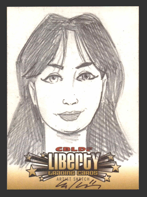 2011 CBLDF Comic Book Legal Defense Fund Liberty Artist Sketch Trading Card - TvMovieCards.com