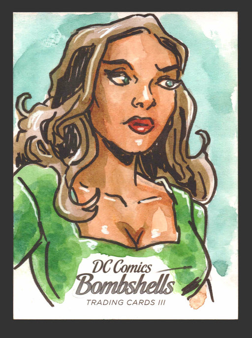 2019 DC Comics Bombshells III Artist Dan Gorman Sketch Card Cryptozoic - TvMovieCards.com