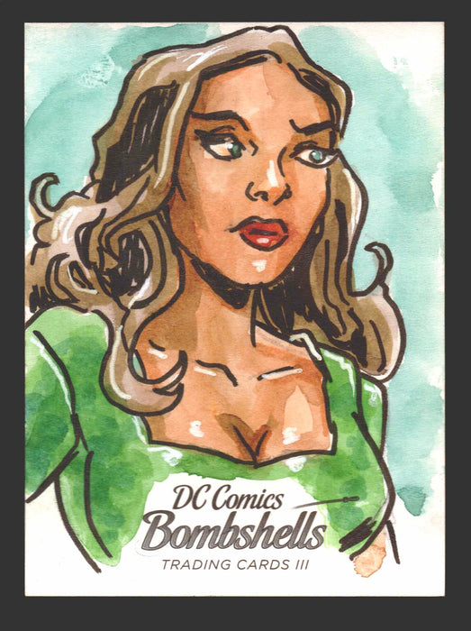 2019 DC Comics Bombshells III Artist Dan Gorman Sketch Card Cryptozoic - TvMovieCards.com